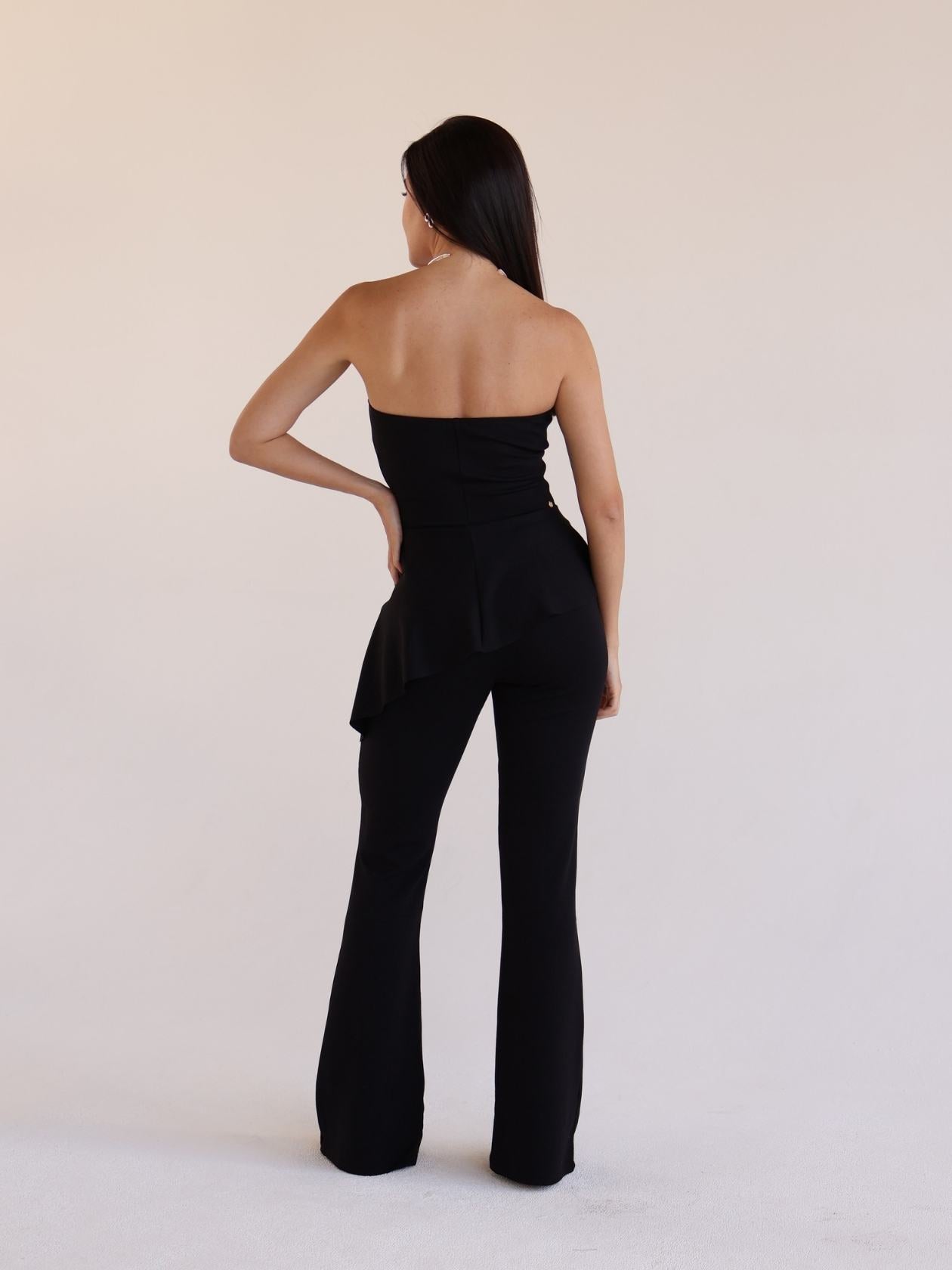 Monaco Strapless Peplum Set