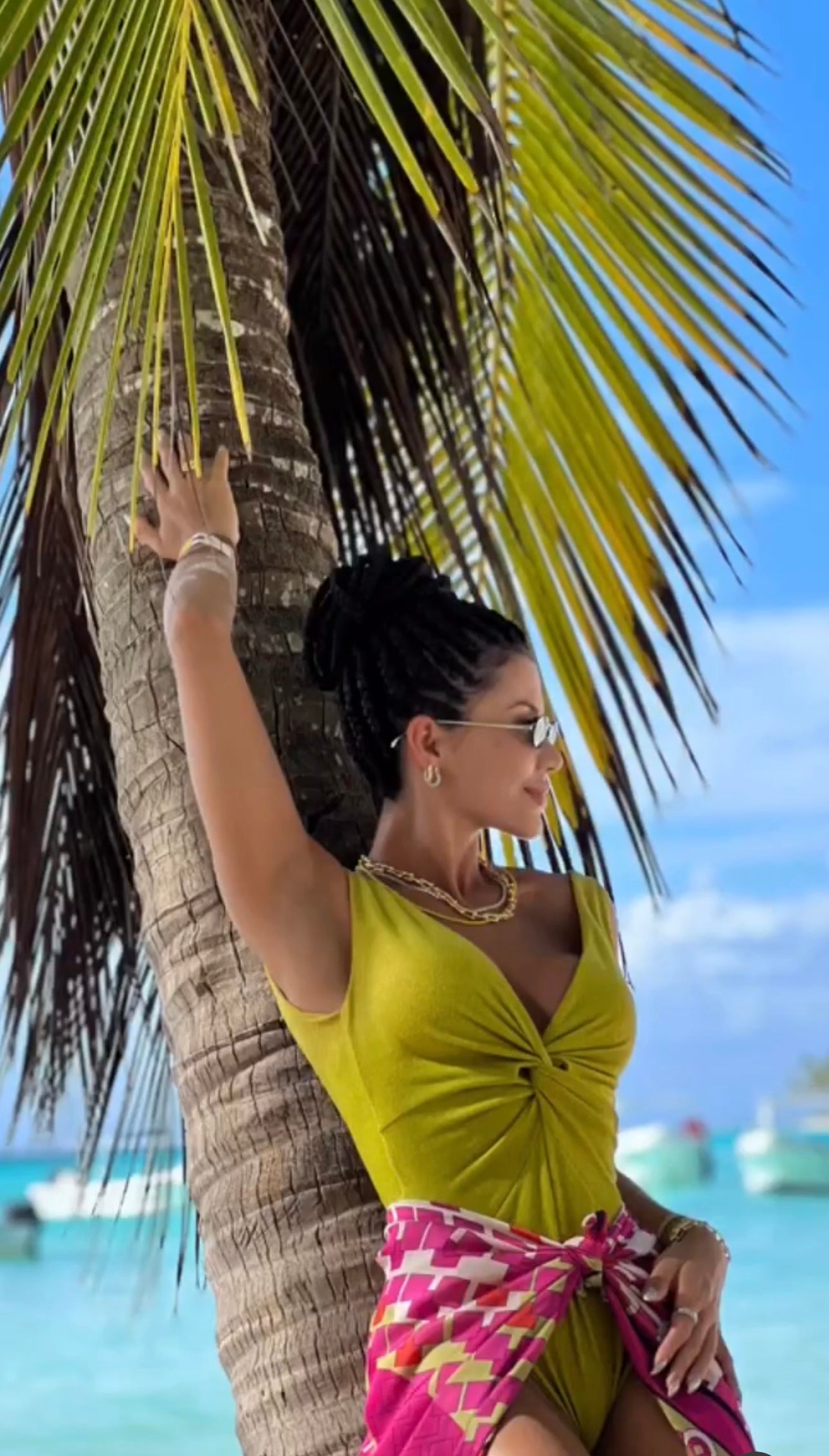 One Piece Swimsuit knot