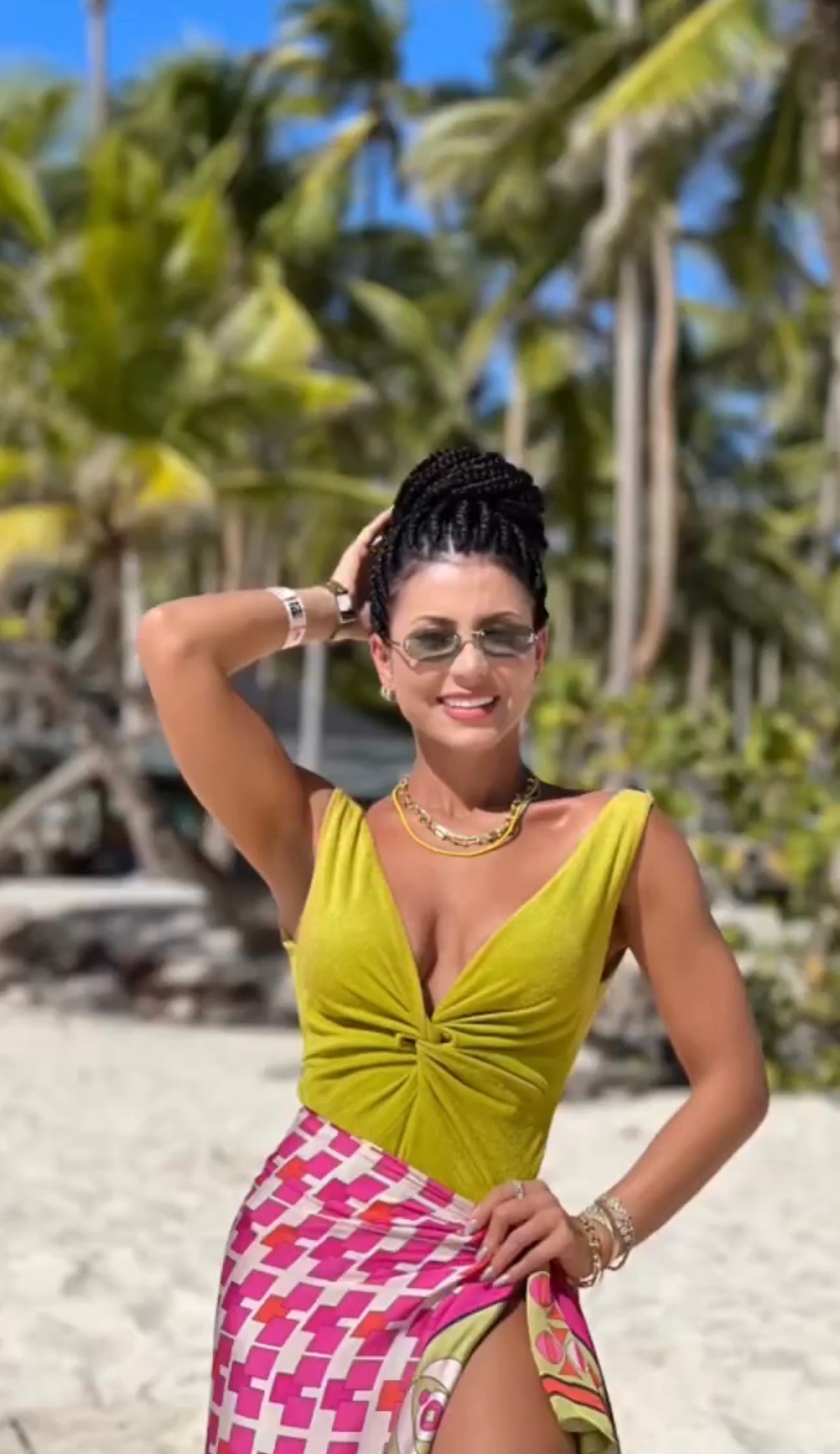 One Piece Swimsuit knot