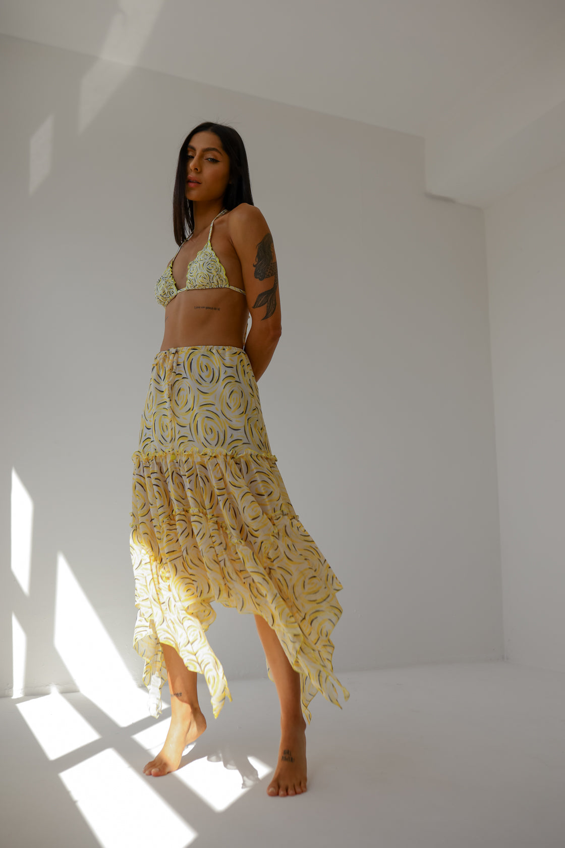 Yellow Flow Skirt – Amazônia B2R