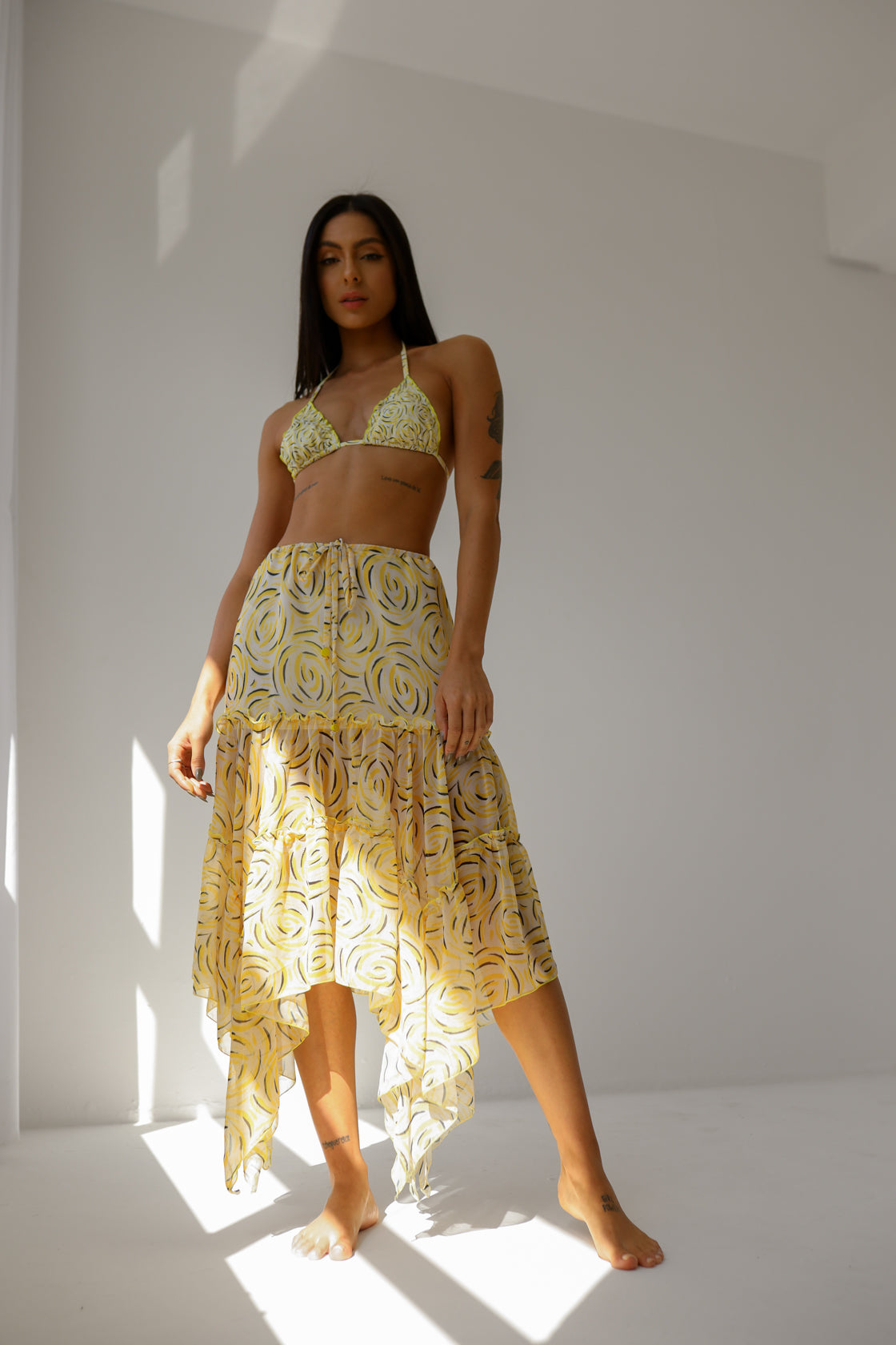 Yellow Flow Skirt – Amazônia B2R