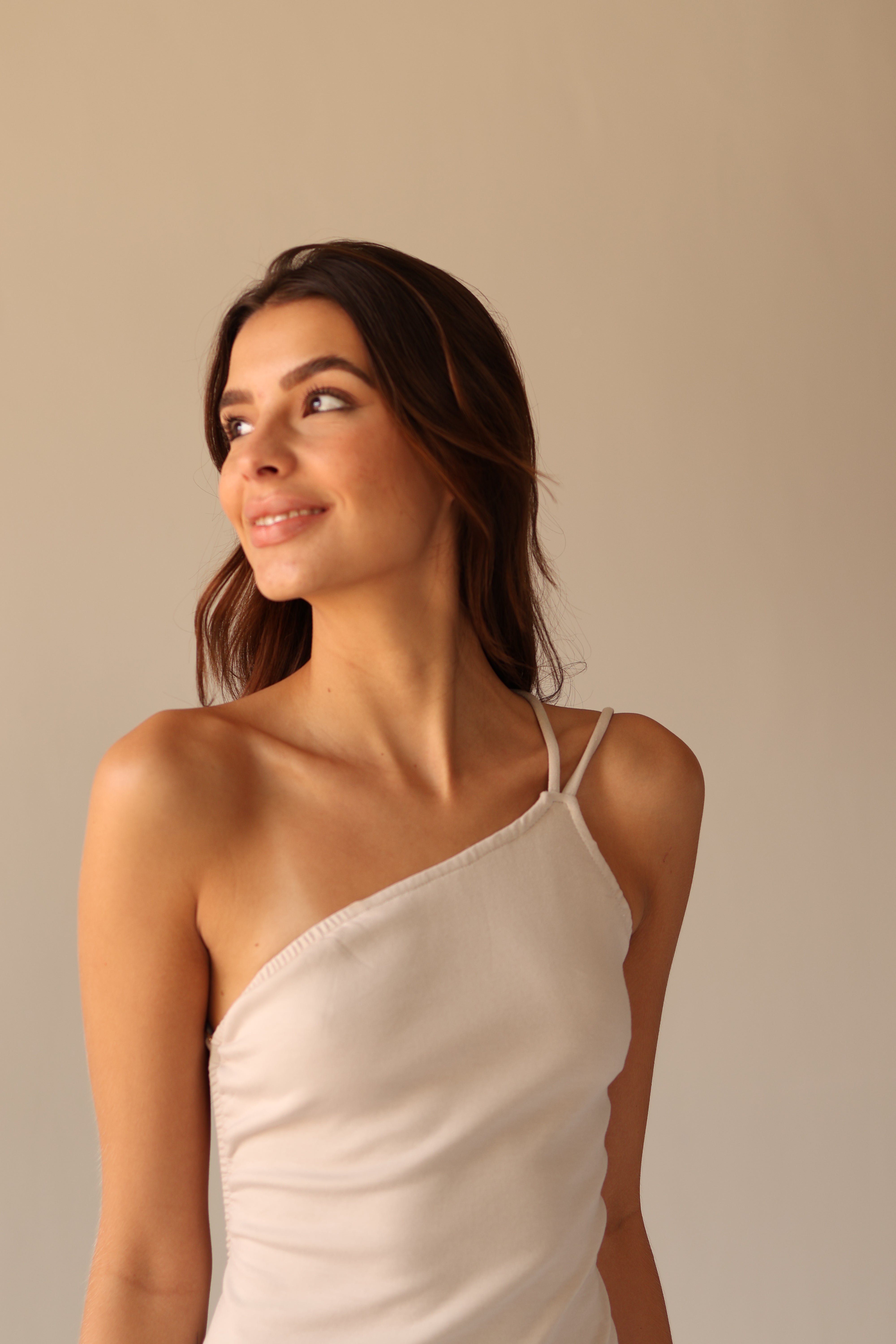 Côte One-Shoulder Open-Back Maxi Dress