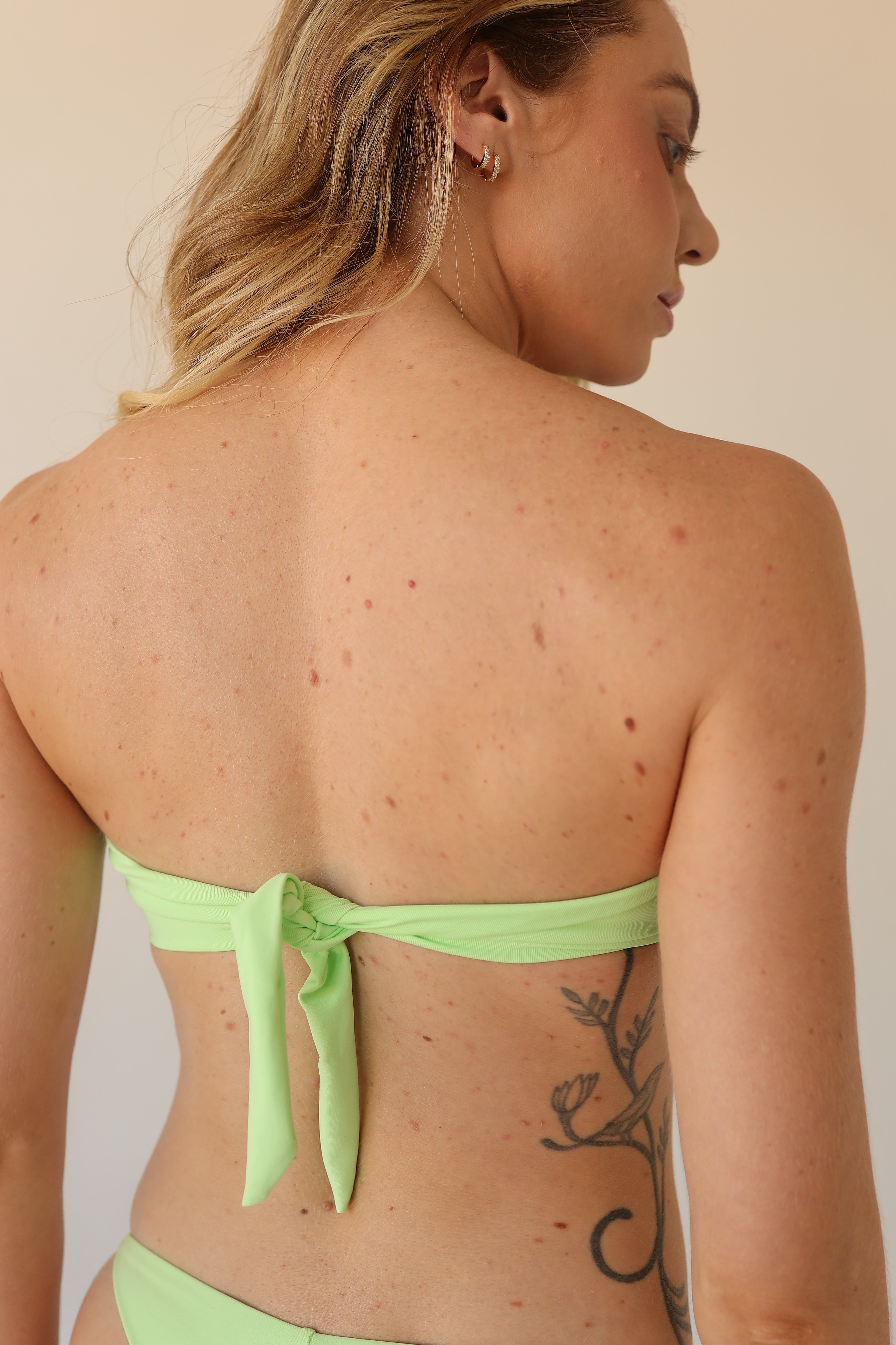 Amazônia B2R Strapless Sculpted Bikini – Lime & Aqua Blue
