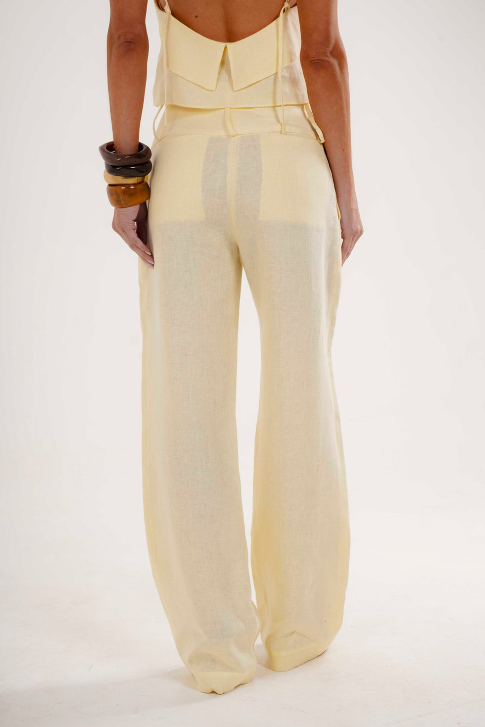 Amazônia B2R Linen High-Waist Pants