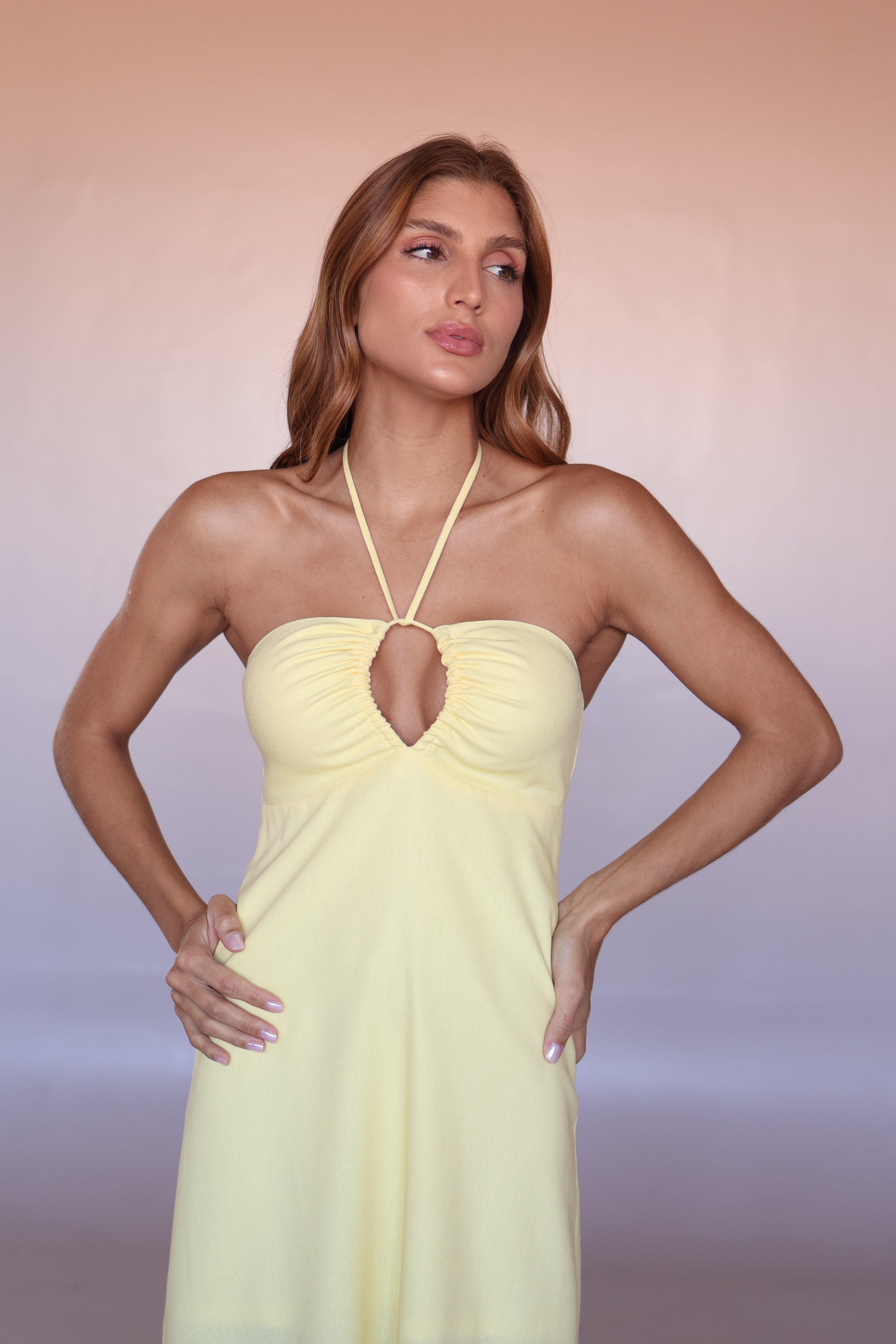 Solea Halter Midi Dress