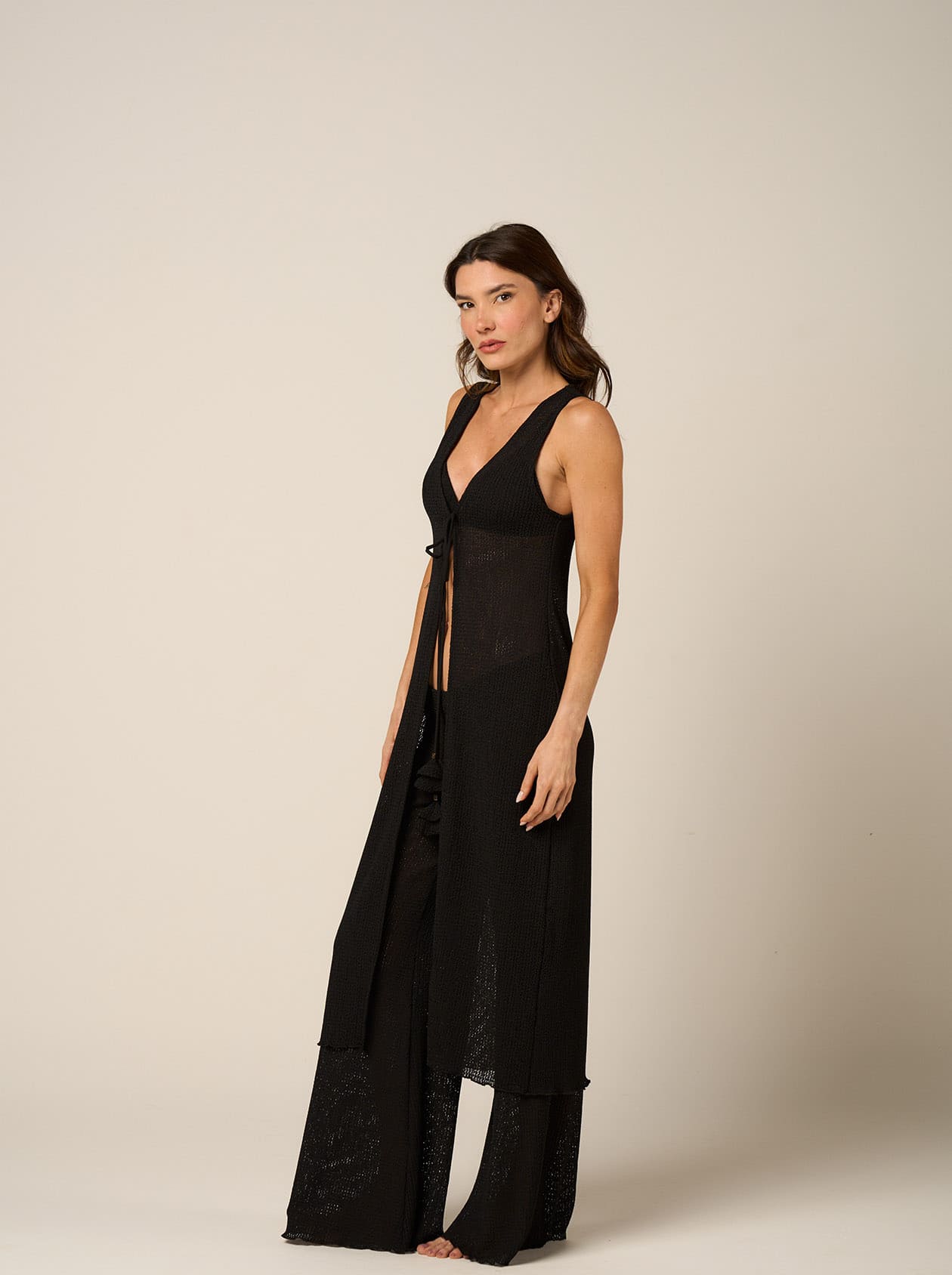Crochet Breeze Pants & Kaftan Set – Amazônia B2R