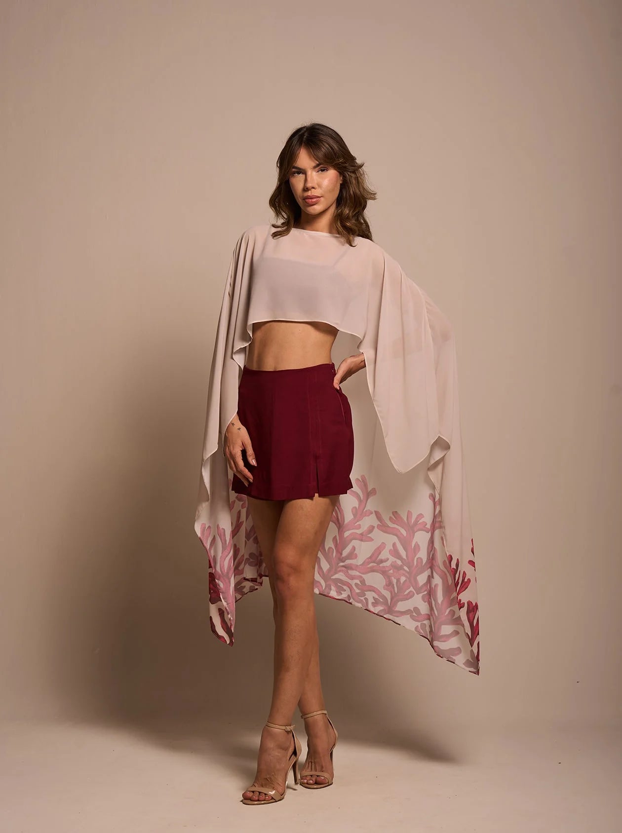 Amazônia B2R – Algae Print Sheer Resort Cape