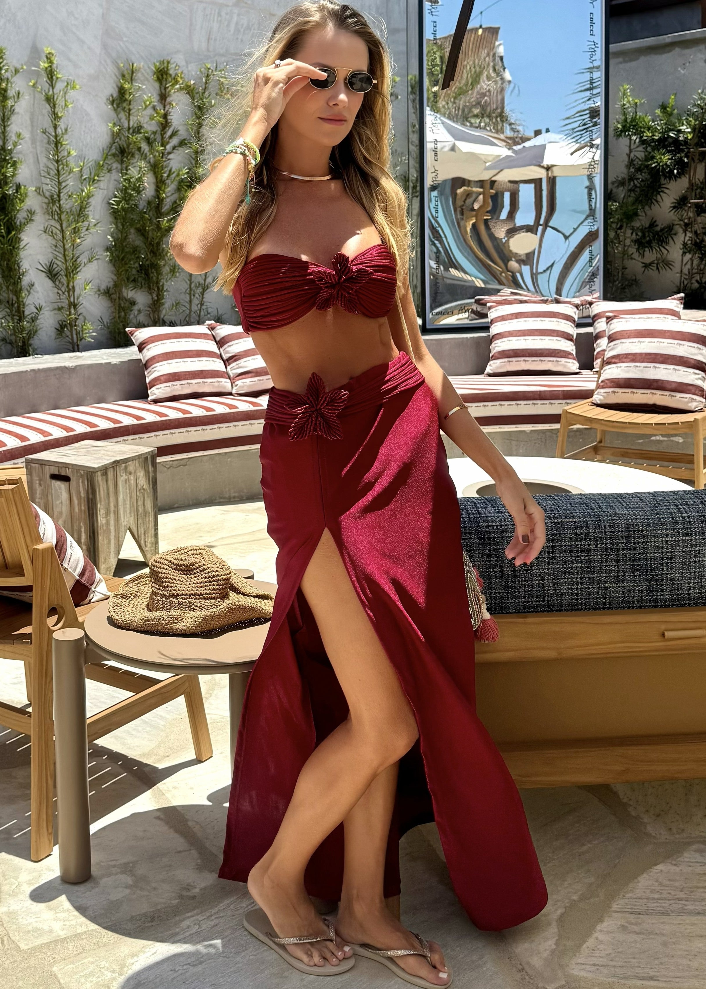 Aurora Fleur Bandeau Bikini Set