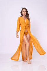 Sophisticated Sheer Beach Cover-Up