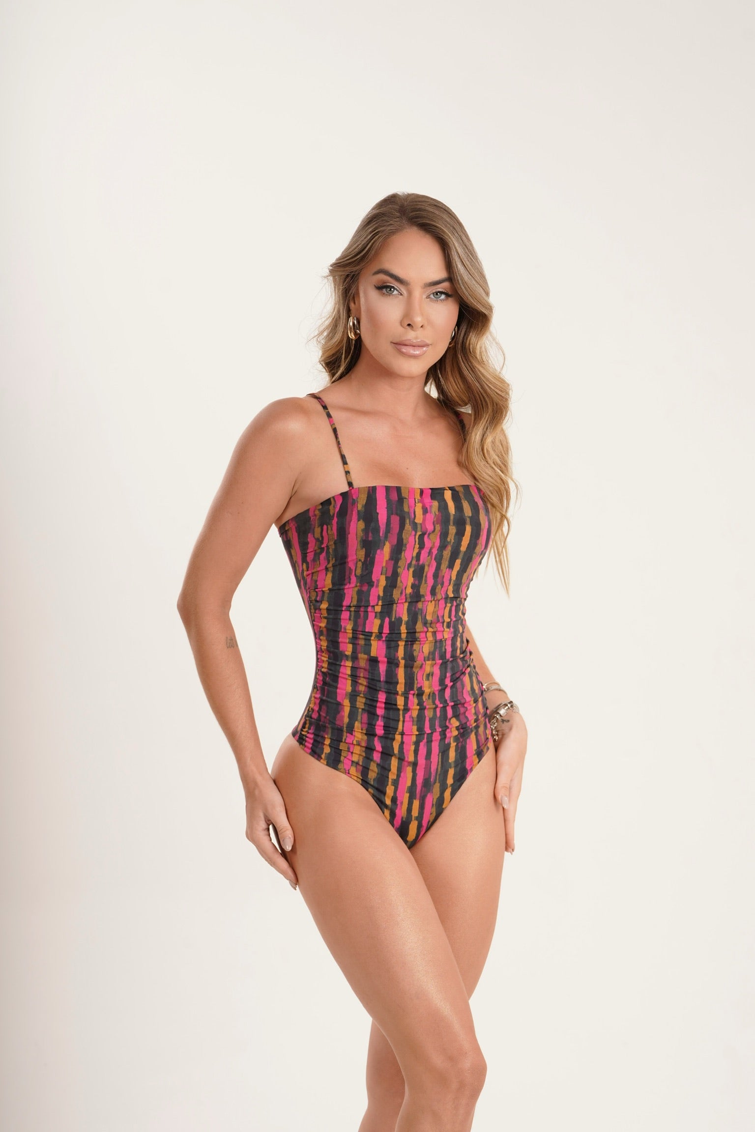 Riviera Ruched One-Piece Swimsuit