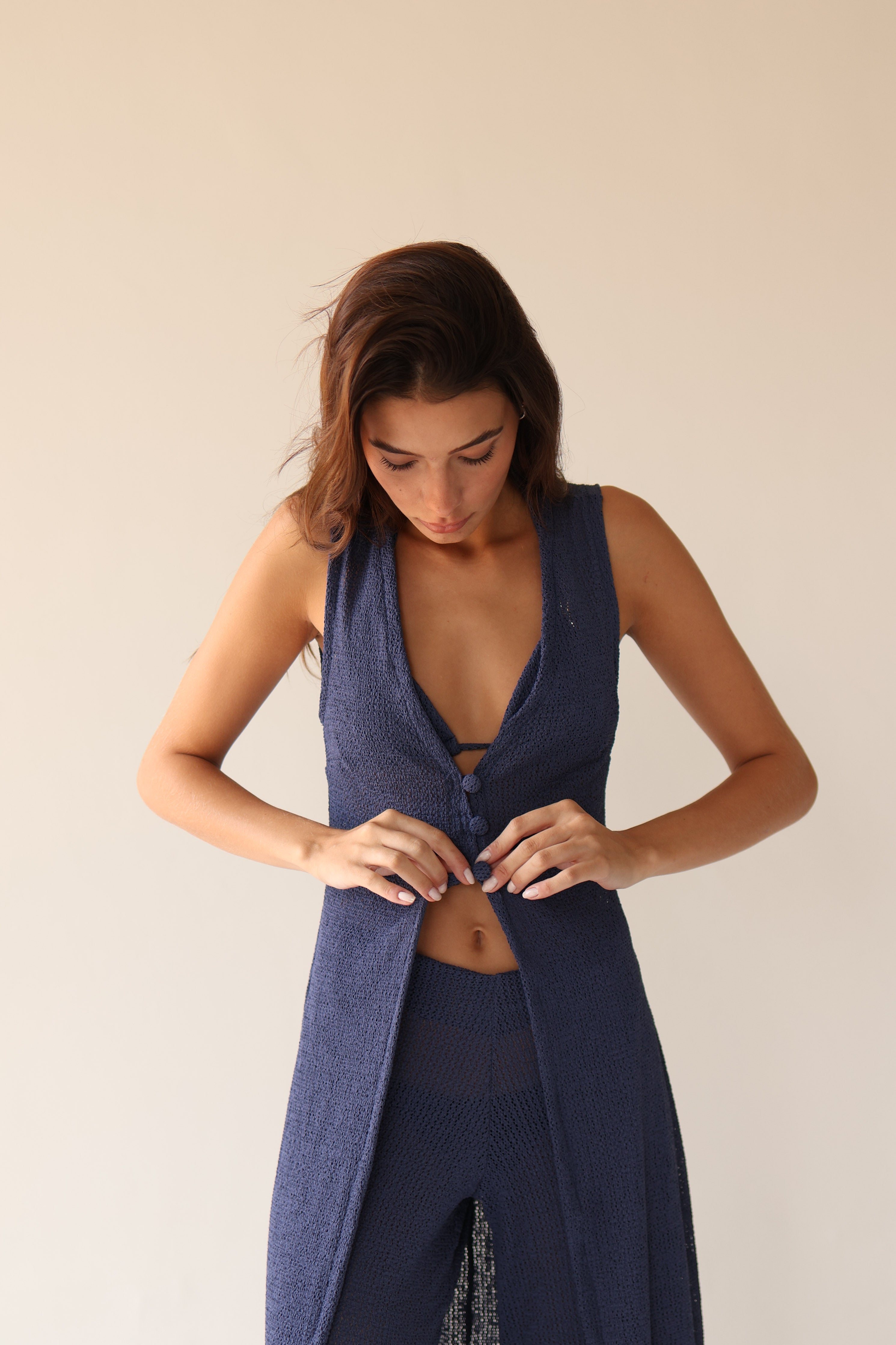 Lightweight Knit Pants Set