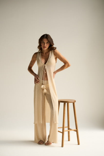 Crochet Breeze Pants & Kaftan Set – Amazônia B2R
