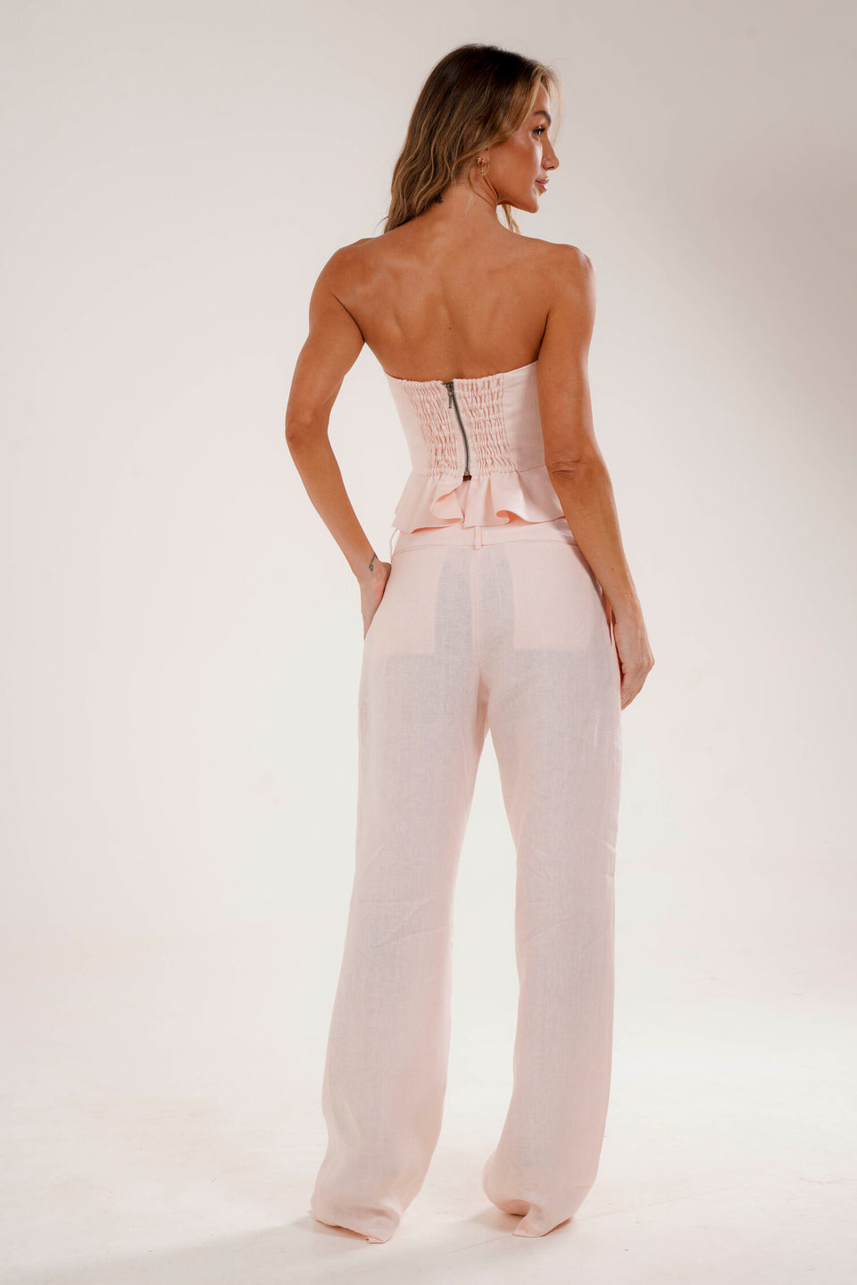 Amazônia B2R Linen High-Waist Pants