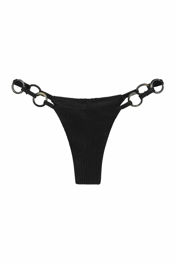 MYSTERY RING Black Bandeau Swimwear Bikini