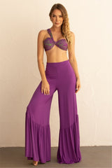 Wide-Legged Beach Pants Cover-Up