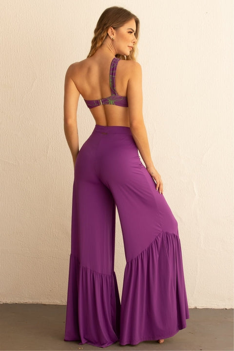 Wide-Legged Beach Pants Cover-Up