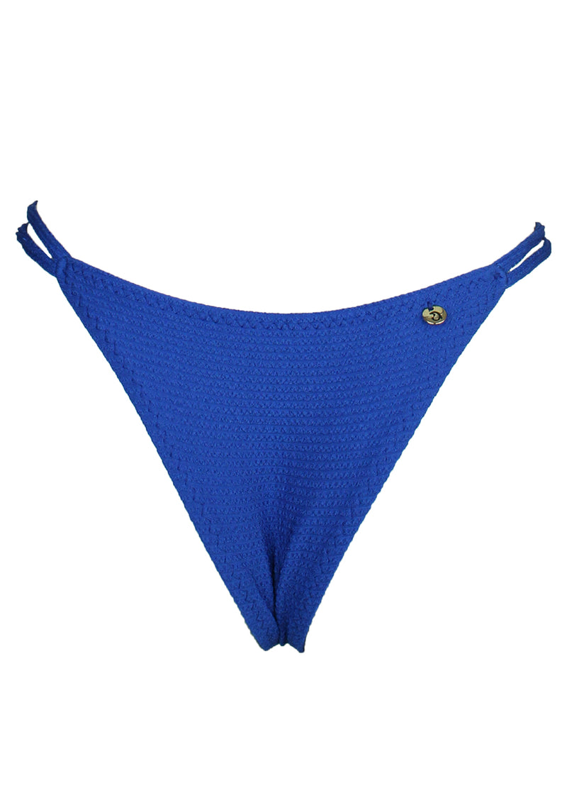 NEW TRADITIONAL COBALT BLUE TEXTURE BIKINI Swimwear