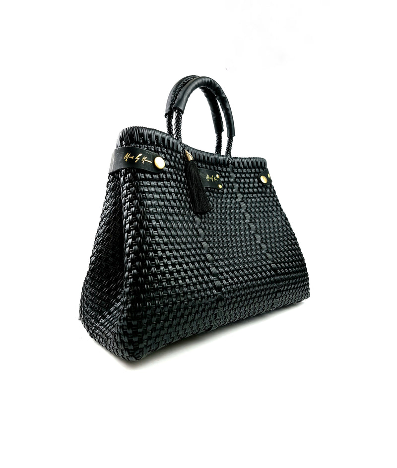 LUXURY BLACK LESS POLLUTION Convertible Bag
